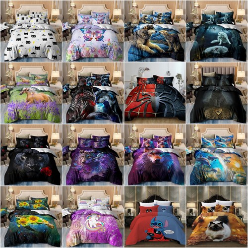 Animals duvet quilt cover set - animals,