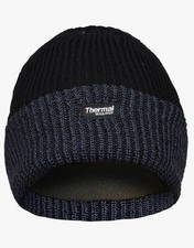 Mens Beanie Hat Thinsulate Thermal Insulated Plain Warm Winter Knitted Hats