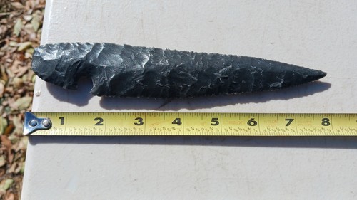 Inch flint knapped knife - 8,