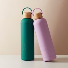 Embrace The Journey, stainless steel 1l water bottle, in color Lilac, never used