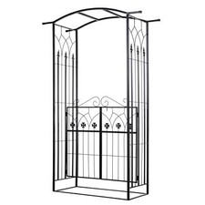 Garden Entrance Arch Bench