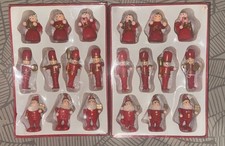 20 X Vintage Wooden Christmas