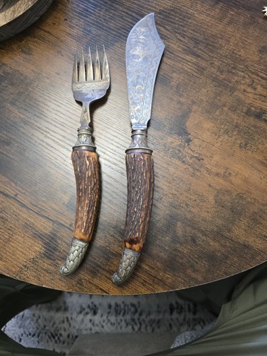 Vintage silver plated fish - plated,