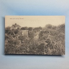 Milton Postcard C1910 Real Photo Hampshire Ship Canal Lock Gate Oyster House Pub