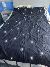 NJD Black Serge Wool White LED