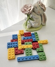 edible chocolate LEGO cake topper (set of 20)boy , girl , birthday , celebration