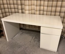 Ikea Malm Office Desk in White
