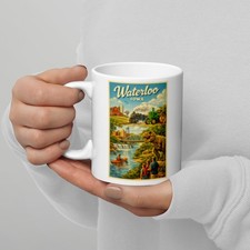 Waterloo iowa white glossy - waterloo,