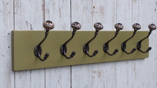 Vintage olive green wooden - vintage,