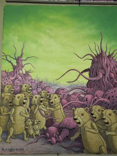 Small original surreal - original, teddy