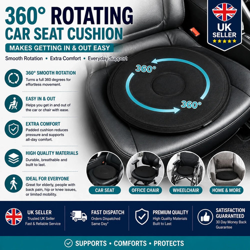 360 degree rotating cushion - 360°,