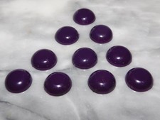 1970s VINTAGE SUBBUTEO - COMPLETE SET (10) OF ORIGINAL  HW BASES  - PLUM/WHITE