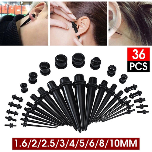 36pcs taper stretcher ear - stretcher,