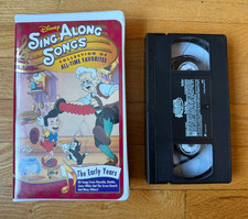 Disney SING ALONG SONGS VHS -