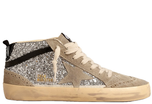 Golden goose mid star - golden, silver