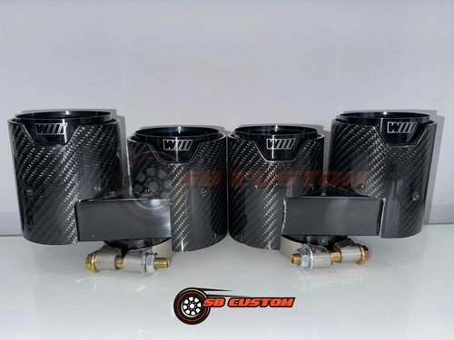 Bmw carbon fibre tips - fibre, g20