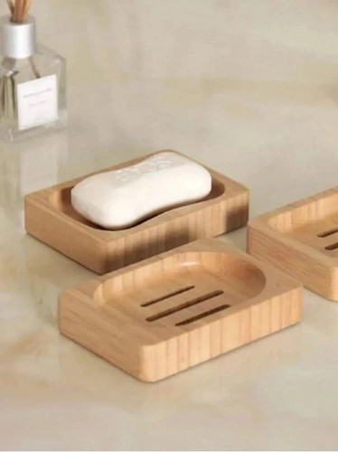 Bamboo wooden soap dish - dish,