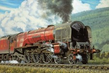 TRAINS & RAILWAYS DUCHESS OF ATHOLL GLASGOW EXPRESS AT BEATTOCK HARDBACK PRINT