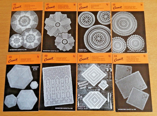 Crochet patterns tray - crochet, cloth