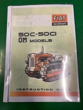 FIAT OM 50C -50CI TRACTOR WORKSHOP MANUAL DIGGER PLANT CRAWLER DUMPER EXCAVTOR 