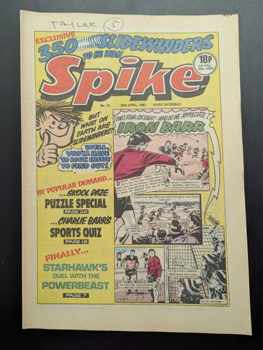Spike comic 30th april - comic,