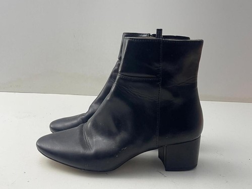 Ladies black faux leather - black,