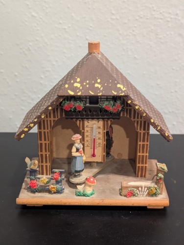 Vintage german weather - weather, house