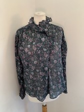 Isabel Marant Etoile blouse Pamias top 36 8 10 12 VGC floral cotton ruffle
