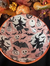 Tk Maxx Halloween Flying witch Bat skull treat display bowl? ??