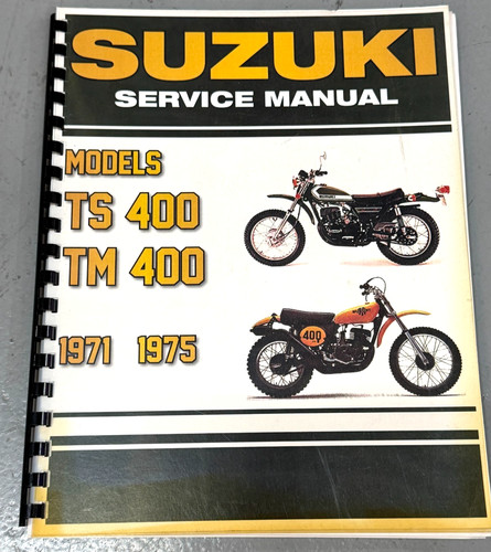 Suzuki ts400 tm400 service - suzuki,