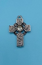 Celtic Crucifix with Gem Cross