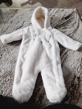 Baby Boys Fluffy Bear All In 1