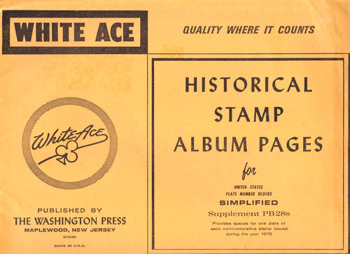 White ace commemorative plate - white,