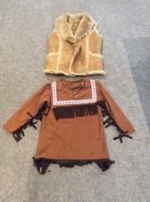 Childrens Native Indian  Fancy Dress Tops Costume (child’s medium)