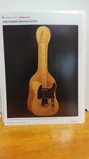 1950 FENDER BROADCASTER VINTAGE VAULT WALL ART PRINT  11 X 8.5