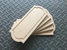 10" x 4" MDF Wooden Plaques