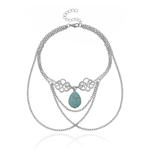 Turquoise arm slave tassels - turquoise,