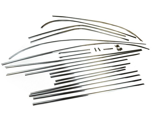 Chrome moulding set - chrome, jaguar