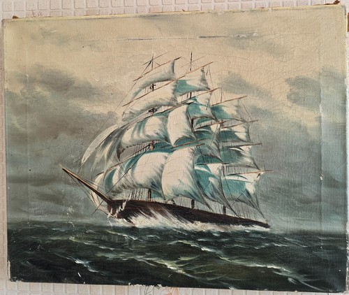 Original oil painting - oil, sailing