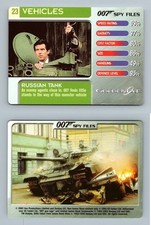 Russian Tank #23 Vehicles 007 Spy Files 2002 James Bond CCG Trading Card