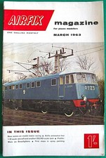 Vintage Airfix Magazine March 1963 Very Good Condition