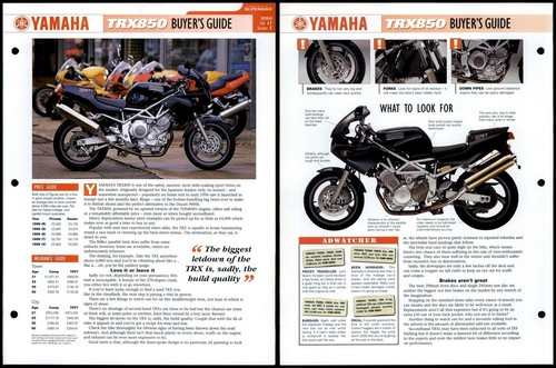 Yamaha trx850 buyers - yamaha,