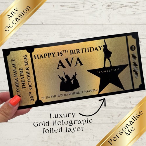 Hamilton gift ticket - hamilton,