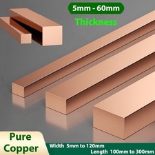 Pure Copper Flat Bar Strip