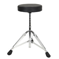 Drum Throne Stool - Height Adjustable, Padded Seat and Non-Slip Feet - A-Star