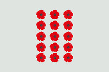 Poppy Stickers Remembrance Day