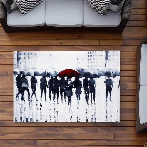 3x5 silhouettes walking in - silhouettes,