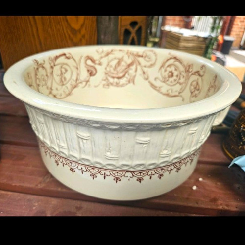Antique ceramic chamber pot - antique,