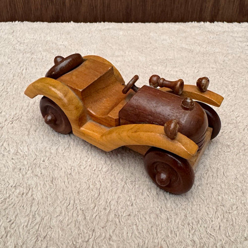 Handmade wooden classic car - wooden,