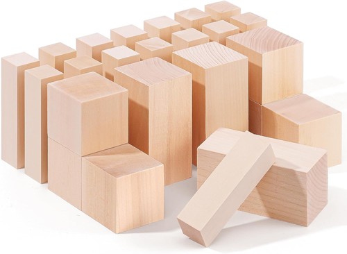 24pcs basswood carving blocks - 24pcs,